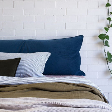 Plush Velvet Headboard Cover