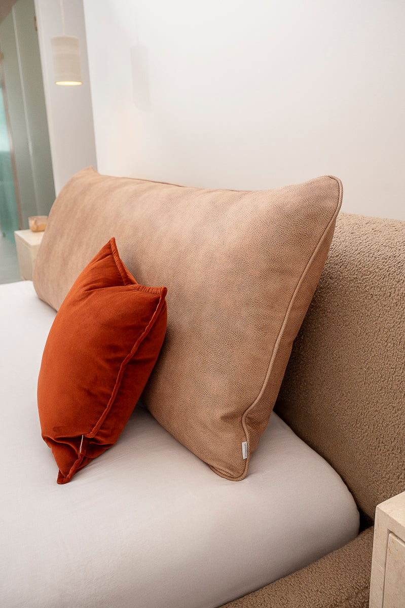 Vegan Leather Headboard Cushion
